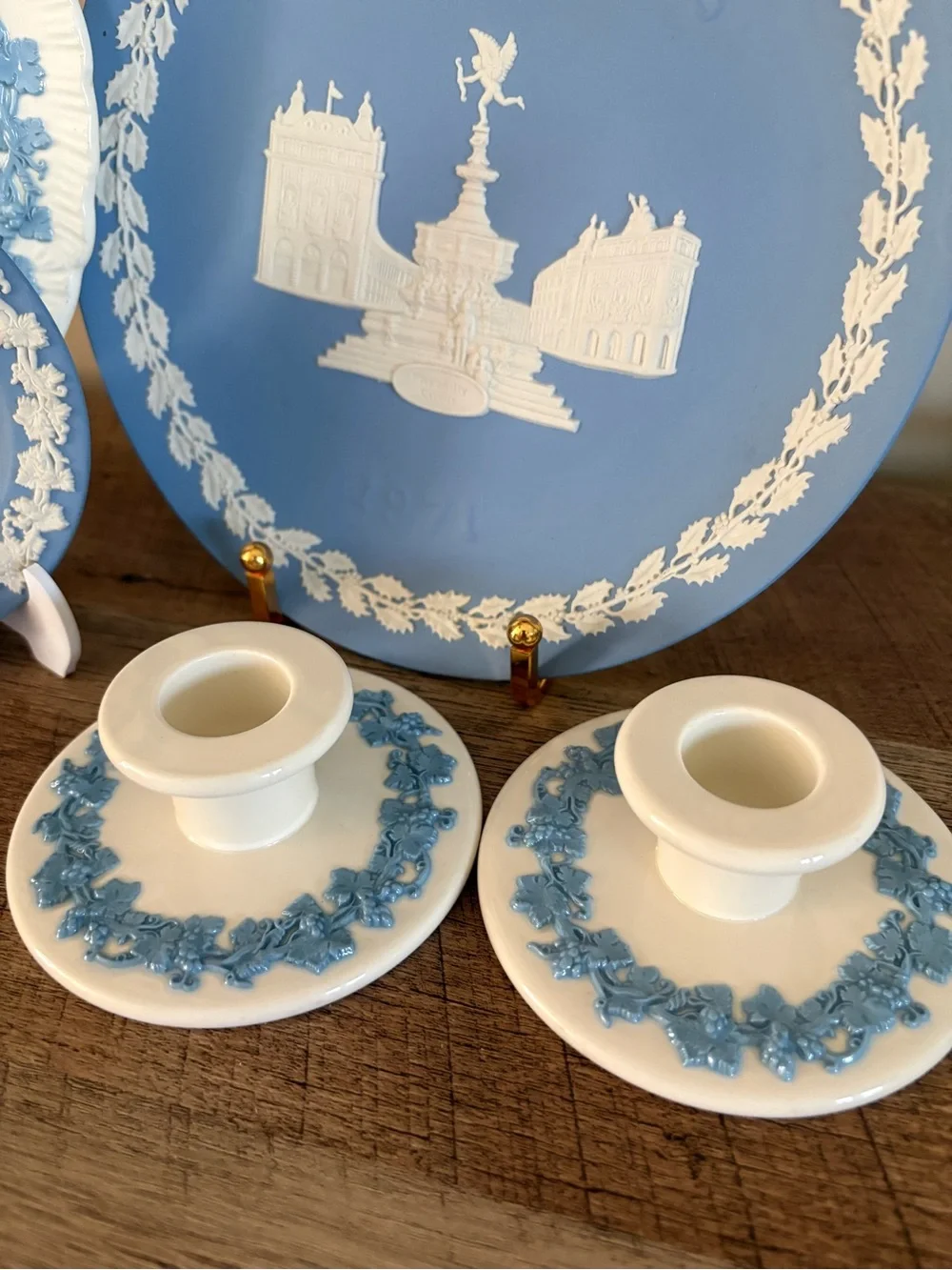 Wedgwood Queensware Candlestick Holders